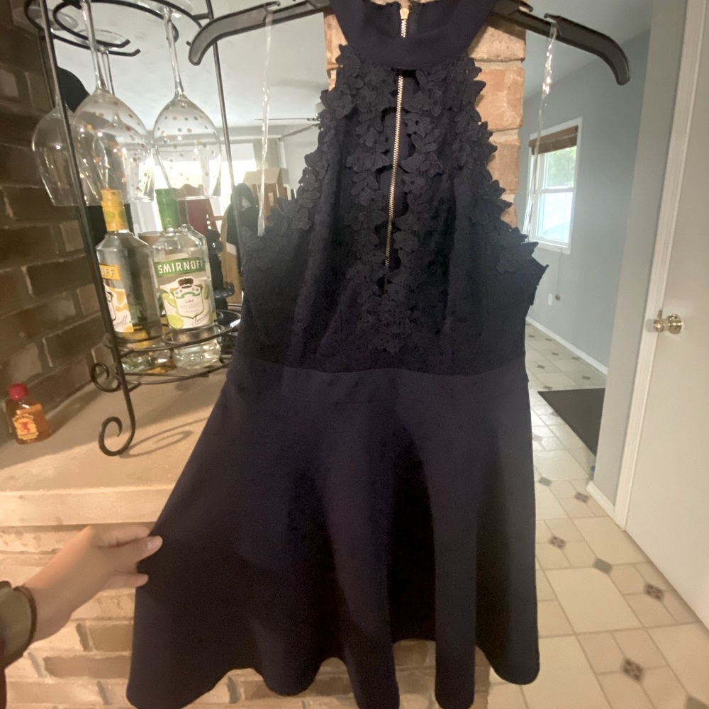 Navy Blue Skater dress